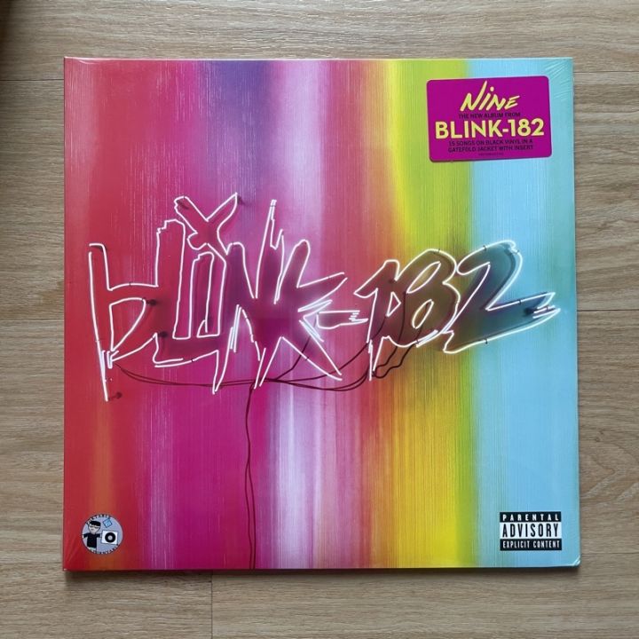 แผ่นเสียง-blink-182-nine-vinyl-lp-album-แผ่นเสียงมือหนึ่ง-ซีล