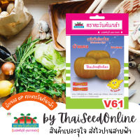 ADVOP ซฟ เมล็ดพันธุ์ แตงไทย บัวแดง ตราตะวันต้นกล้า V61