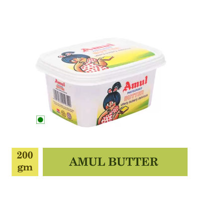 Amul Pasteurised Butter 200 g (Tub)
