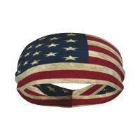 Sports Headband American Flag Running Fitness Sweatband Absorbent Cycling Jog Hair Bandage