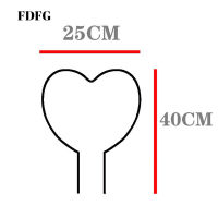 FDFG ชั้นรองรับต้นพืชเถาวัลย์เลื้อยรูปหัวใจสำหรับทรงกลมศิลปะจากโลหะต้นไม้โครงรองรับดอกไม้