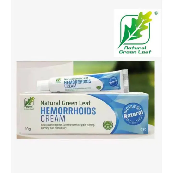 Natural Green Leaf Hemorrhoids Cream 10g Lazada PH