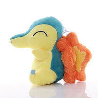 Cyndaquil Plush ของเล่น Pokemon Pikachu Peluche Squirtle Bulbasaur Charmander Cyndaquil ตุ๊กตาของเล่นเด็ก Xmas ของขวัญ-Deuerir