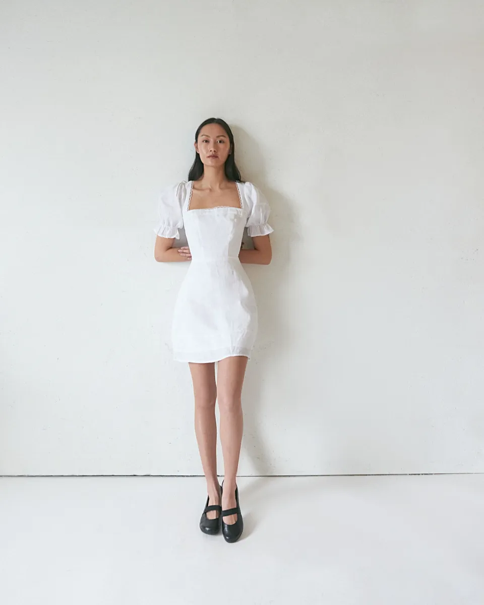 DA NÂU VINTAGE  CHUYÊN ĐẦM NHẬT on Instagram HẾTEm váy linen trắng  tinh xinh cực kì lun chỉ 200k  váy yếm váybabydoll  vayduoica vayvintage damvintage dambabydoll