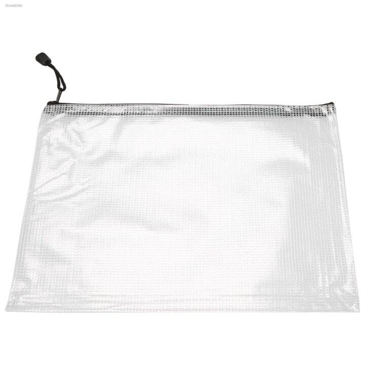 12-pcs-zipper-file-bag-a4-zipper-mesh-bag-board-game-storage-bag-pvc-file-bag-office-supplies-storage-bag-34cmx24cm