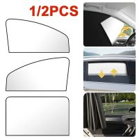 1/2pcs Magnetic Car Curtains Car Sun Shade UV Protection Car Window Sunshade Cover Window Mesh Sun Visor Summer Protection Film