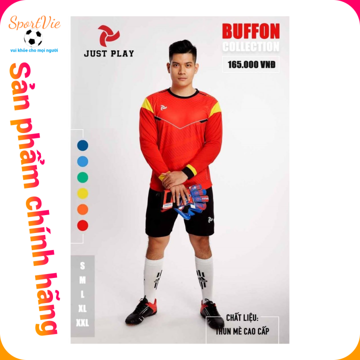 Bộ Quần Áo Thủ Môn Justplay Buffon Chính Hãng (6 Màu) | Lazada.Vn