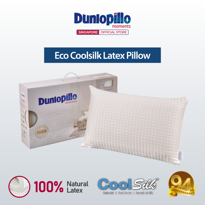 [OFFICIAL] DUNLOPILLO Eco Coolsilk Latex Pillow Lazada Singapore