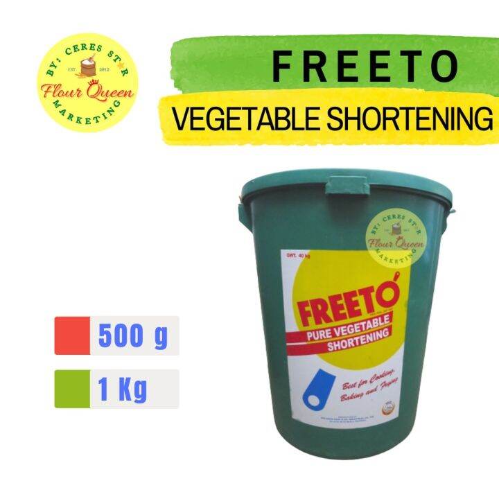 Hot lrjn78 FREETO VEGETABLE SHORTENING LARD FOR BAKING COOKING 1KG