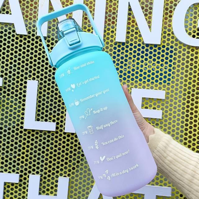 2-liters-water-bottle-motivational-drinking-bottle-sports-water-bottle-with-time-marker-stickers-portable-reusable-plastic-cups