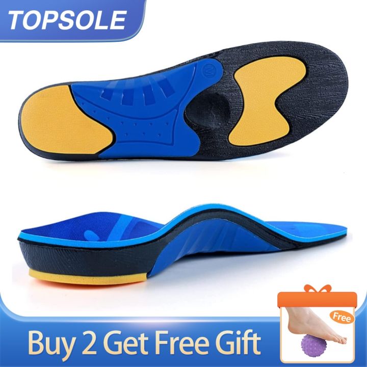topsole-พื้นคลายความเจ็บปวดกระดูก-plantar-fasciitis-แผ่นรองเท้าสูงสำหรับผู้ชายผู้หญิงที่มีเท้าแบนตลอดทั้งวัน
