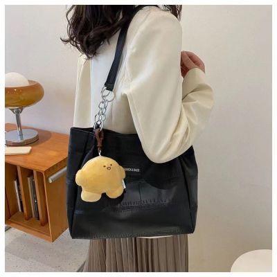 MLBˉ Official NY Large-capacity commuting all-match bag women high-end simple texture tote bag niche fashion underarm bag