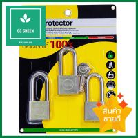 กุญแจคีย์อะไลท์ YALE Y119D SS 40 มม. 3 ตัว/ชุดKEYED ALIKE PADLOCK YALE Y119D SS 40MM 3EA/SET **คุณภาพดี**