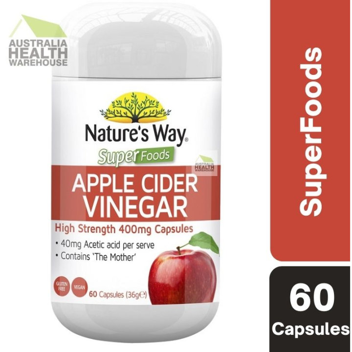 NEAR EXPIRY DATE NOVEMBER 2023 Nature's Way Superfoods Apple Cider