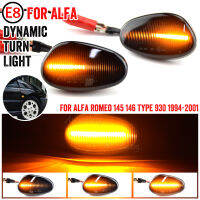 2Pcs Dynamic Side Marker สำหรับ Alfa Romeo 145 146ประเภท930 1994-2001 Fender ไฟ LED ไฟเลี้ยวไหล