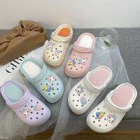 [Flying shoes]รองเท้าผ้าเบาฤดูร้อนสำหรับผู้หญิงรองเท้าแตะใส่ในสวนน่ารักบนแฟลตลื่นสีขาวลำลองรองเท้าโลฟเฟอร์รองเท้าผู้หญิงมีรูเดอเวราโนเด