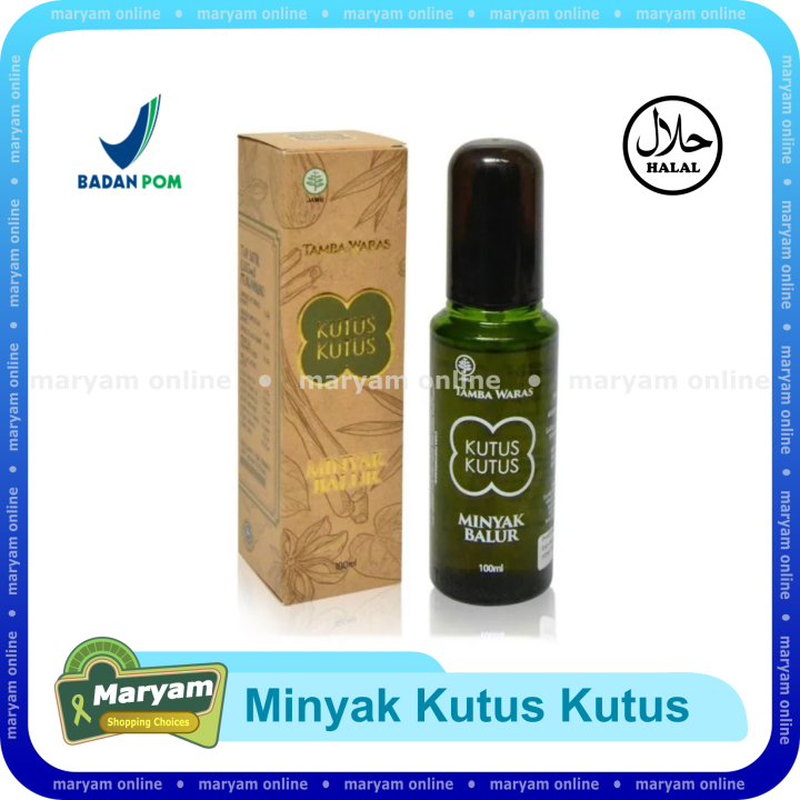 Minyak Kutus Kutus Original Tamba Waras Asli Bali 100ml Minyak Balur