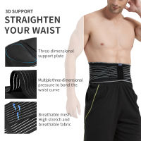 Adjustable Neoprene Double Pull Lumbar Support Back ce Fitness Waist Support Belt for Pain Relief Band with Removable Pad