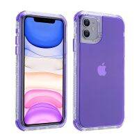 Shockproof Bumper Candy Color Phone Case for iPhone 14 13 12 11 Pro Max XS Max XR X 7 8 Plus SE 2020 Transparent Soft Back Cover