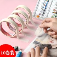Masking paper text paper tape art student special painting art welt watercolor sketch oil pastel tape paper wall protection traceless wedding room sticker hand-tearable no glue left easy to peel and stick