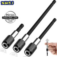 1/4 Inch Hex Shank Quick Release Electric Drill Magnetic Screwdriver Bit Adjustable Extension Holder Bar Shank Power Tools Drills  Drivers