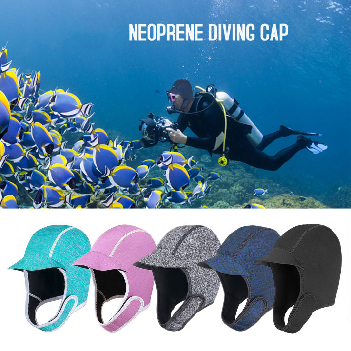 neoprene-หมวกดำน้ำความร้อนดำน้ำดูปะการัง-w-etsuit-หมวกอบอุ่นท่องหมวกว่ายน้ำดำน้ำฮู้ดสำหรับดำน้ำว่ายน้ำดำน้ำดูปะการังเรือคายัคแล่นเรือใบพายเรือแคนูกีฬาทางน้ำ