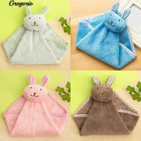 Gregorio Cute Rabbit Pattern Kitchen ห้องนอนผ้าเช็ดตัว Coral Velvet มือผ้าเช็ดตัวแห้ง