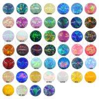 6mm Opale OP01-OP74 At Perles pio Base Cabochon Mixte Synthétique Créé Pierres Précieuses Ronde Multicolore Opale Charbon Pour Bijoux