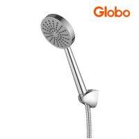 Globo ฝักบัวสายอ่อนปรับน้ำ 1 ระดับ ขนาด Ø 10 ซม. พร้อมสายสแตนเลส 201 รุ่น GS-20-231-50 สินค้ามีจำนวนจำกัด