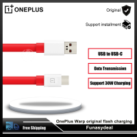 แฟลชสายชาร์จเดิม OnePlus Warp เข้ากันได้กับที่ชาร์จ30W ชนิด C สายข้อมูล8Pro \ 7T \ 7Pro \ 6 Series ฯลฯประเภทการชาร์จแฟลชวิปริต-C สายข้อมูล1เมตร