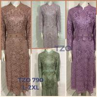 790.Gamis Tozzo ของแท้ นําเข้า ผ้าคลุมเต็มชิ้น (มีเข็มขัดถอดได้) / Gamis Dannis