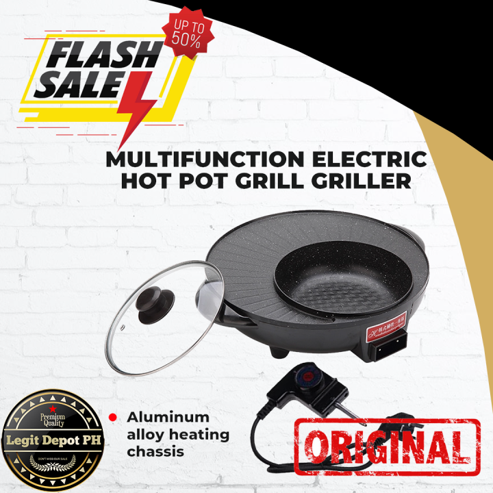 High Quality Electric Grill Samgyupsal Grill Pan Set Electric Samgyup