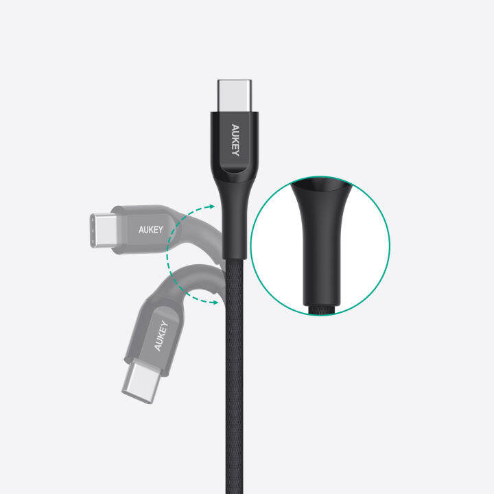 aukey-cb-akc1-usb-c-type-c-elite-kevlar-lightning-cable-รองรับสูงสุด-5v-3a-quick-charge-3-0-สายยาว-1-2-m