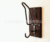 [In stock] หมวกกันน็อครถจักรยานยนต์แจ็คเก็ตตะขอไม้ Motorcycle Helmet Rack Jacket Hook