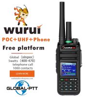 Wurui โทรศัพท์918 Global-Ptt UHF 4G Walkie Talkie วิทยุสื่อสารสองทาง Ham Station มือถือโทรศัพท์ระยะไกล100กม.