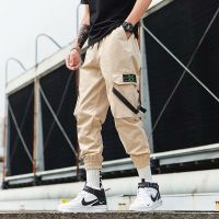 【Laa】｛COD｝Cotton 3 colors Length Pants Streetwear Cargo Pants Men Hip Hop Pants Side Pockets Pencil Sweatpants Joggers