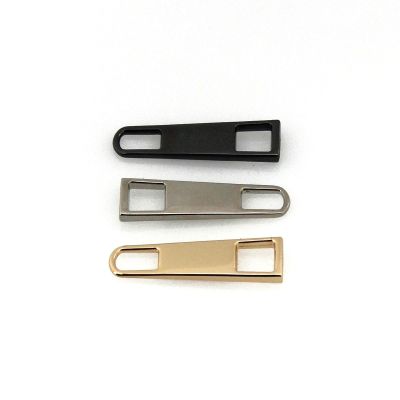 ☾❈❐ 2pcs Metal Zipper Puller Repair Kits Slider Puller Instant Zipper Head Replacement For Broken Buckle Travel Bag Suitcase Garment