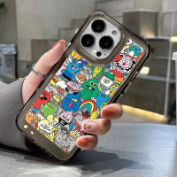 For IPhone 14 Pro Max IPhone Case Thickened TPU Soft Case Clear Case Shockproof Cute Monster Compatible with For 13 Pro Max