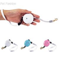 Pet Outdoor Automatic Retractable Mini Dog Leash Belt Puppy Walking Nylon Traction Walking Rope Flat Rope Pet Supplies Collars