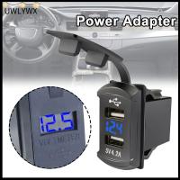 UWLYWX กันฝุ่นกันฝุ่น 12V 24V แอลอีดี ที่ชาร์จเร็ว ที่ชาร์จโทรศัพท์ ช่องเสียบที่ชาร์จในรถ ตัวแปลงไฟฟ้า