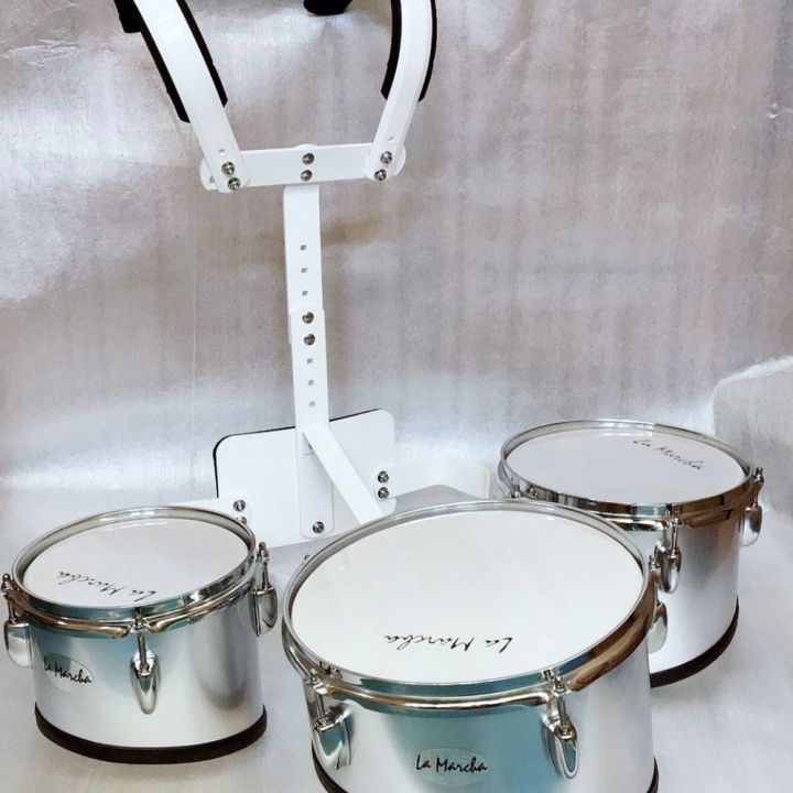 trio triple marching drums la marcha 8", 10" and 12" size | Lazada PH