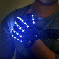 LED Strip Glowing ถุงมือ Light Up Rave Party อุปกรณ์เสริม DJ Neon Light ถุงมือสำหรับวันเกิดเทศกาลของขวัญปาร์ตี้ขับเคลื่อนโดย CR2023