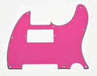 KR- TL Humbucker Scratch Plate Guitar Pickguard Pink Red 3 Ply