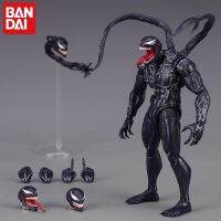 หุ่นยนตร์ขนาด20ซม. Shf Venom 2 Symbiont จักรวาลมาร์เวลสไปเดอร์แมนเคลื่อนไหวได้ของเล่นโมเดลของเล่นของขวัญวันหยุดสำหรับเด็ก