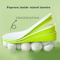 Boost Popcorn Insole Inner Height Insoles Sport Insoles for Shoes Sneakers Running Elastic Insoles for Men Women Orthotic Pads