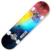 TangthaiSP สเก็ตบอร์ด skateboards แฟชั่น สเก็ตบอร์ด ลายสีรวม สำหรับผู้เริ่มเล่น ฝึกหัด  ทนทานไม่แตกง่าย