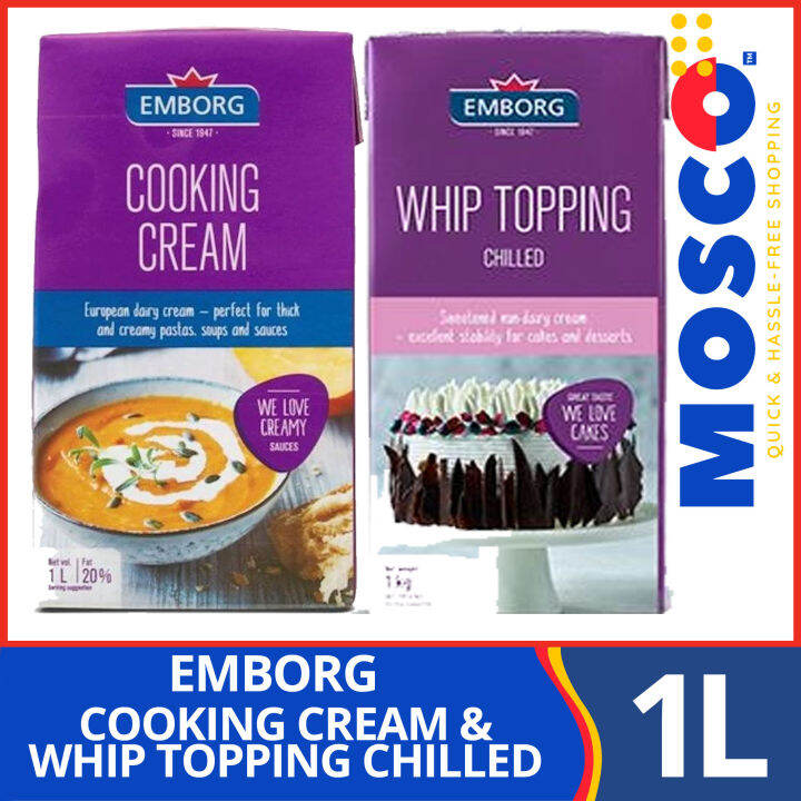 Cooking Cream & Whip Toppings Chilled 1kg Lazada PH