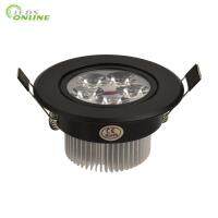 9W 12W 15W black downlights led Spot Light dimmable 110V 220V  by Hs2023