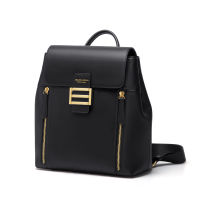 Luxury Designer Women Travel Backpack High Quality Genuine Leather Women Backpack Fashion Girls School Backpack Black