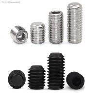 ✹✽ 5-50pcs M2 M2.5 M3 M4 M5 DIN913 304 stainless steel Allen Head Hex Hexagon Socket Flat Point Set Screw End Grub Headless Bolt